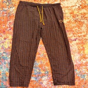 Chicago Bears Plaid Lounge Pants (NFL Team Apparel, Size 2XL)